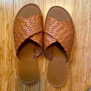 Tan sandals